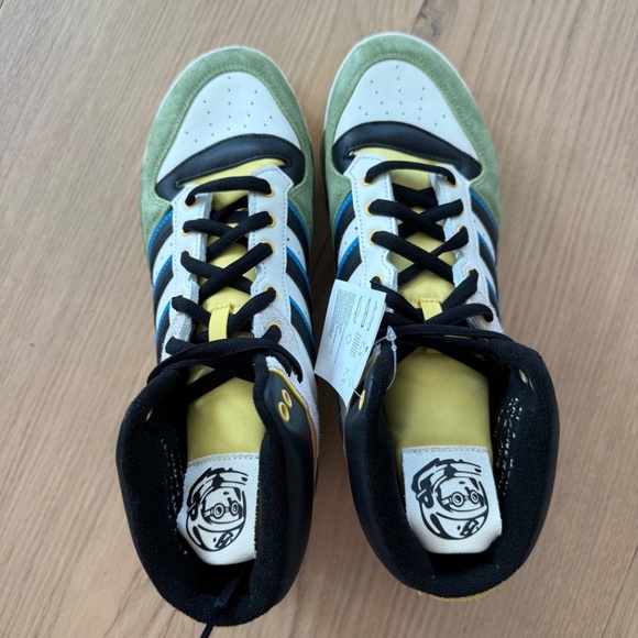 Size 11.5 - Adidas Hebru Brantley x Rivalry Hi Fly Boy Sneaker - NWT -no box - Picture 5 of 13